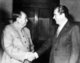 China / USA: Chairman Mao Zedong shakes hands with President Richard Nixon, Beijing, February 21 1972